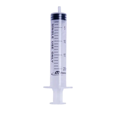 Luer sip syringe - 20ml, Eccentric nozzle — 20ML Luer sip Nozzle Syringe for precise application for DTG & DTF printers